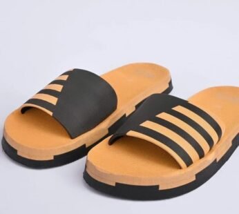 Camel Line Style slide slippers