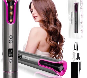 Automatic Hair Curler USB Cordless Wireless Auto Ceramic Curling Iron Hair Waver T Waves Iron Curling Wand Air Curler